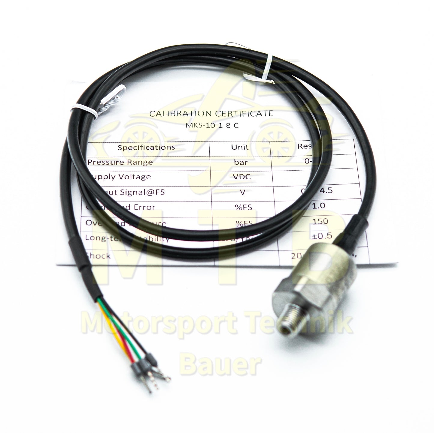 10 Bar Drucksensor 1/8 NPT Kabel